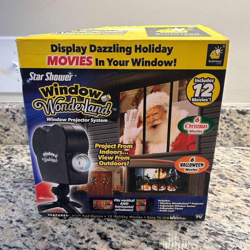 Star Shower Window Wonderland Projector System